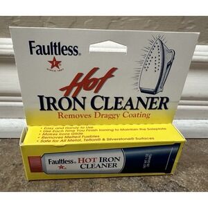 Vintage Faultless Starch 40110 Faultless Hot Iron Cleaner1oz (28 Grams) #A2